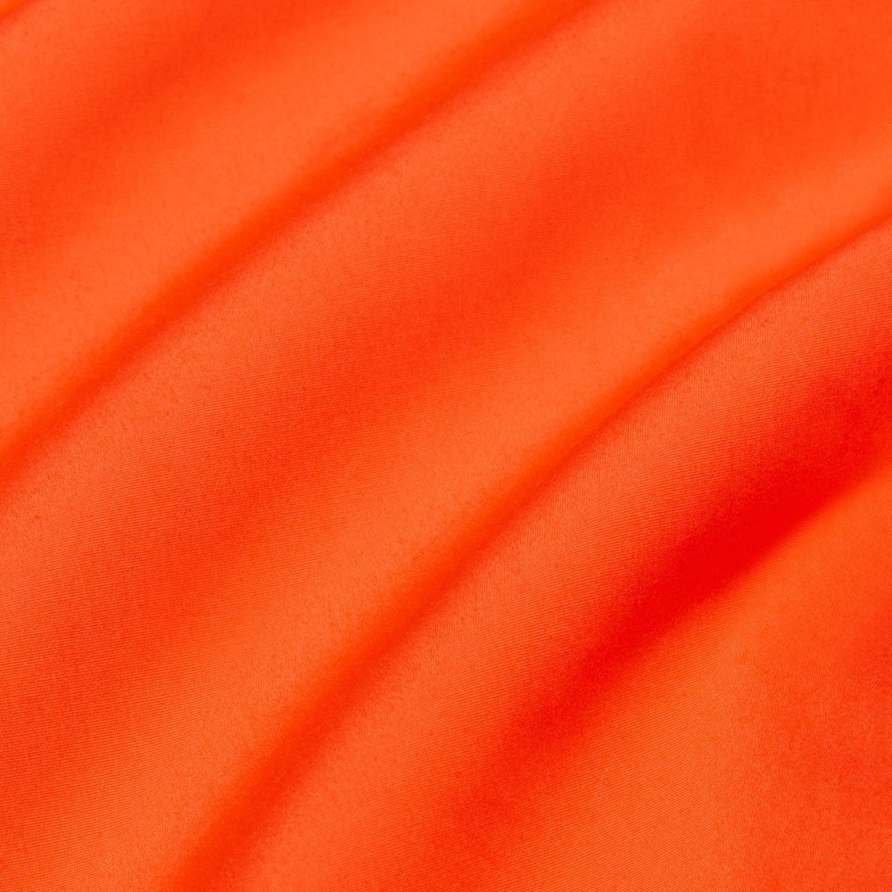 Aritzia Babaton Deakins Short - Ablaze Orange Relaxed High Rise Cotton Shorts - Picture 3 of 12